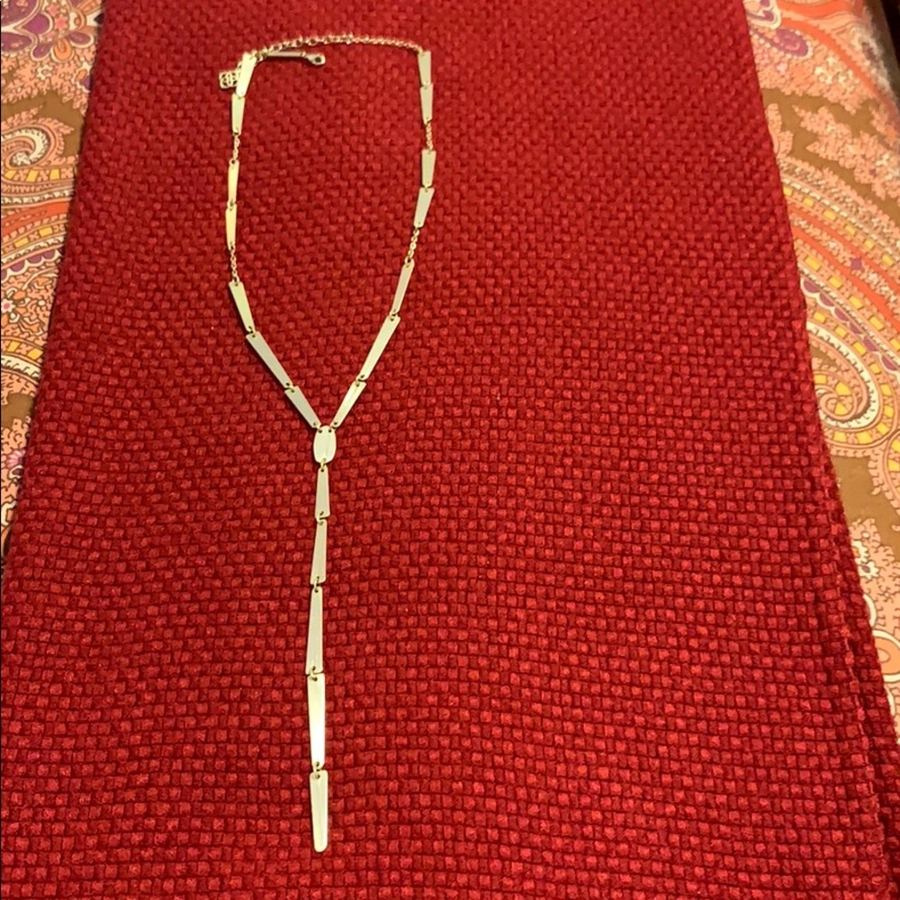 Kendra Scott Gold Y necklace